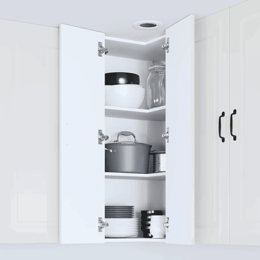 Armário de cozinha suspenso - armario de cocina colgante Branco Brilhante 57 x 57 x 100 cm