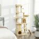 Árbol para Gato Aglomerado de Madera PawHut Árbol para Gato Aglomerado de Madera PawHut Crudo