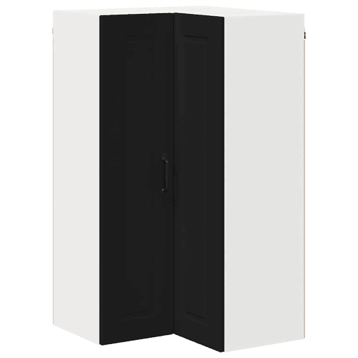 Armário de cozinha suspenso - armario de cocina colgante com porta Preto 57 x 57 x 100 cm