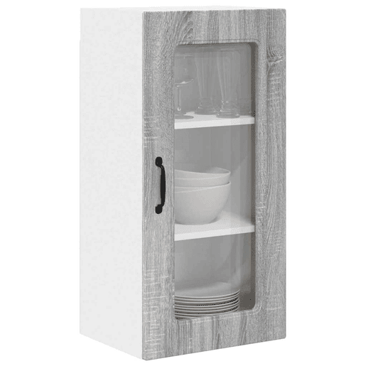 Armário de cozinha suspenso - armario de cocina colgante Cinza Sonoma 40 x 31 x 80 cm