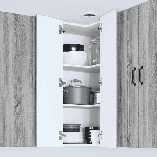 Armário de cozinha suspenso - armario de cocina colgante Cinza Sonoma 57 x 57 x 100 cm