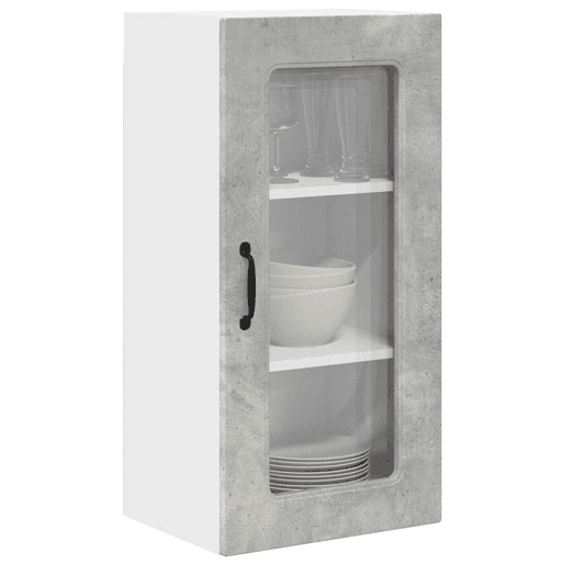 Armário de cozinha suspenso - armario de cocina colgante com porta Cinzento 40 x 31 x 80 cm