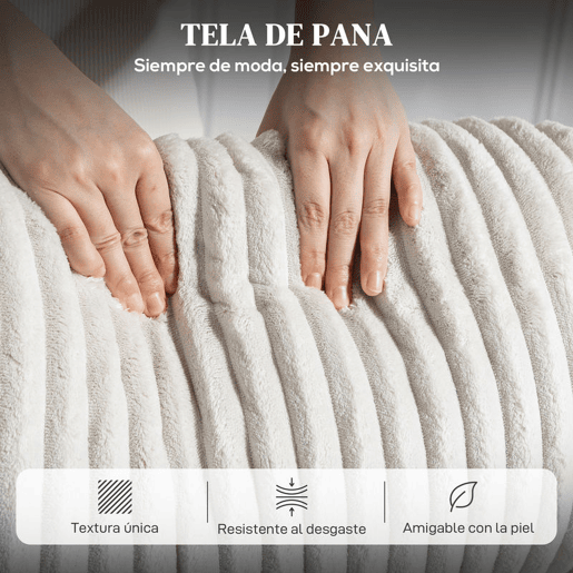 HOMCOM Poltrona Relax Reclinável Poltrona Reclinável Manual Estofada em Veludo Instalação Rápida Apoio para Pés Acolchoamento Grosso Para Sala de Estar Quarto Escritório 73x86x100 cm Creme HOMCOM Poltrona Relax Reclinável Poltrona Reclinável Manual Estofada em Veludo Instalação Rápida Apoio para Pés Acolchoamento Grosso Para Sala de Estar Quarto Escritório 73x86x100 cm Creme