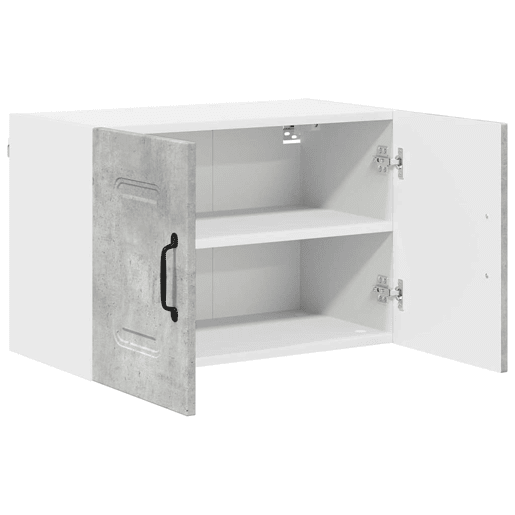 Lote de 2 Armários de cozinha suspendidos - Cozinha modular Colgantes Cinzento 60 x 31 x 40 cm