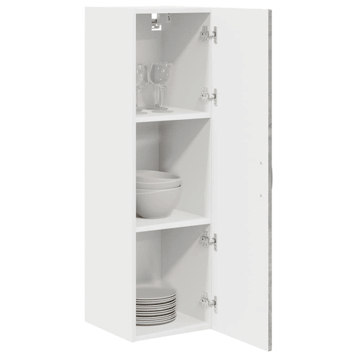 Armário de cozinha suspenso - armario de cocina colgante com porta Cinzento 30 x 31 x 100 cm