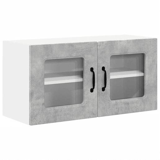 Armário de cozinha suspenso - armario de cocina colgante com porta Cinzento 80 x 31 x 40 cm