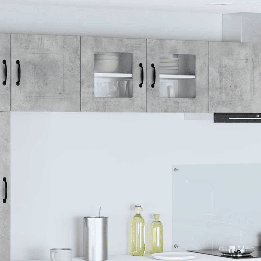 Armário de cozinha suspenso - armario de cocina colgante com porta Cinzento 80 x 31 x 40 cm