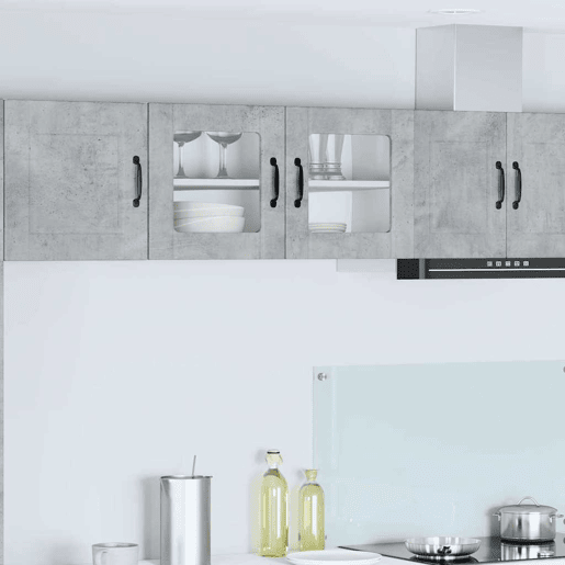 Armário de cozinha suspenso - armario de cocina colgante com porta Cinzento 80 x 31 x 40 cm