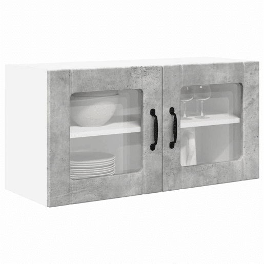 Armário de cozinha suspenso - armario de cocina colgante com porta Cinzento 80 x 31 x 40 cm