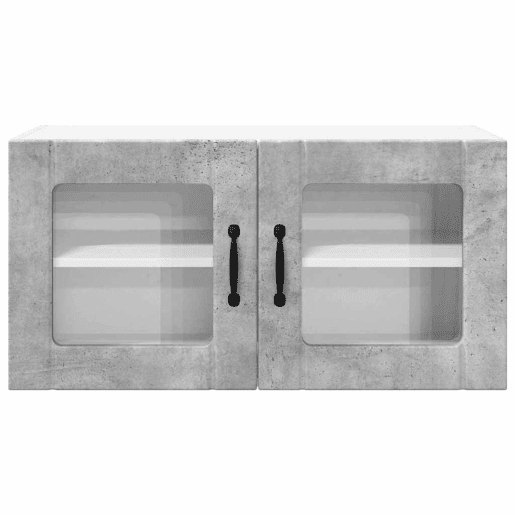 Armário de cozinha suspenso - armario de cocina colgante com porta Cinzento 80 x 31 x 40 cm