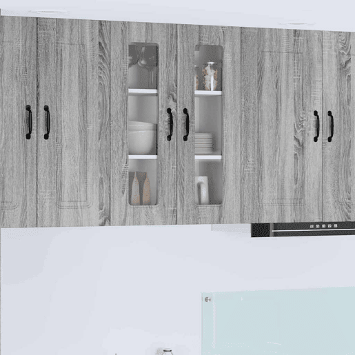 Armário de cozinha suspenso - armario de cocina colgante Cinza Sonoma 60 x 31 x 80 cm