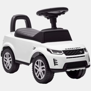 AIYAPLAY Carro Andador Infantil com Licença de Land Rover Carro Andador para Crianças de 18-36 Meses com Armazenamento Volante Buzina Sons de Motor 65,5x28x42 cm Branco