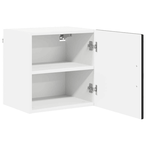 Lote de 2 Armários de cozinha suspendidos - Cozinha modular Colgantes Preto 40 x 31 x 40 cm