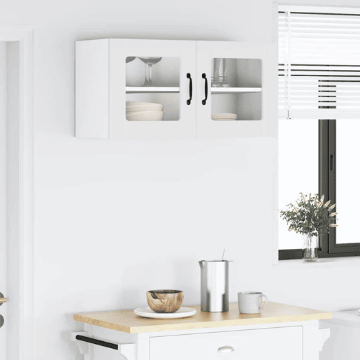 Armário de cozinha suspenso - armario de cocina colgante Branco Brilhante 80 x 31 x 40 cm