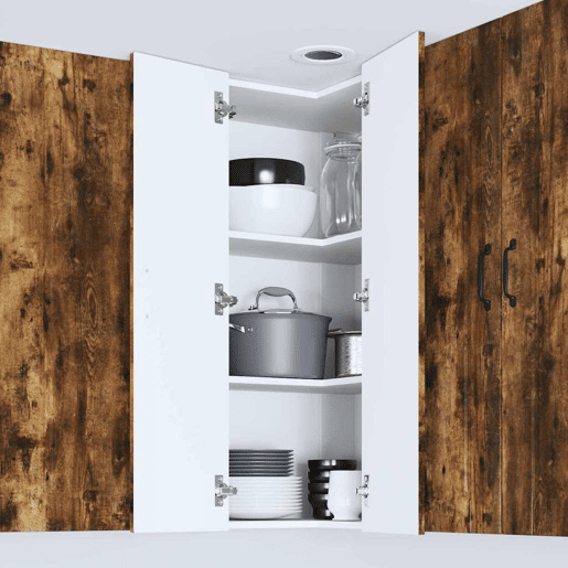 Armário de cozinha suspenso - armario de cocina colgante Carvalho Defumado 57 x 57 x 100 cm