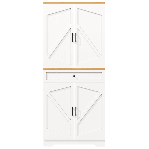 Aparador 80x40x180 cm - 12 compartimentos e gavetas - MDF e aglomerado