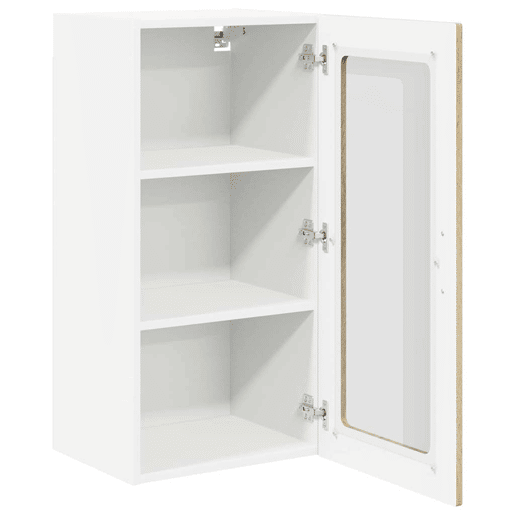 Lote de 2 Armários de cozinha suspendidos - Cozinha modular Colgantes com porta Carvalho Sonoma