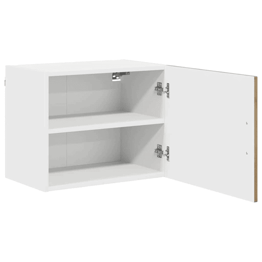 Lote de 2 Armários de cozinha suspendidos - Cozinha modular Colgantes com porta Carvalho Artesanal