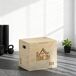 Cajón Pliométrico Madera de Haya HOMCOM Cajón Pliométrico Madera de Haya HOMCOM Marrón