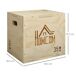 Cajón Pliométrico Madera de Haya HOMCOM Cajón Pliométrico Madera de Haya HOMCOM Marrón