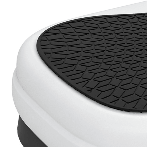 SPORTNOW Plataforma Vibratória 50 Velocidades 3 Programas Plataforma de Vibração Muscular com Ecrã LED com Controlo Remoto Bandas Elásticas para Treino Corporal Completo 52x34x14 cm Preto e Branco