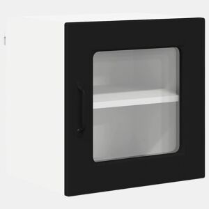 Armário de cozinha suspenso - armario de cocina colgante com porta Preto 40 x 31 x 40 cm