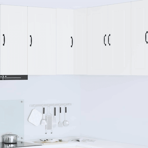 Armário de cozinha suspenso - armario de cocina colgante com porta Branco 57 x 57 x 80 cm