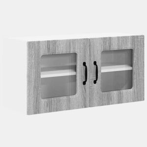 Armário de cozinha suspenso - armario de cocina colgante Cinza Sonoma 80 x 31 x 40 cm