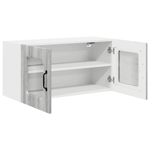 Armário de cozinha suspenso - armario de cocina colgante Cinza Sonoma 80 x 31 x 40 cm