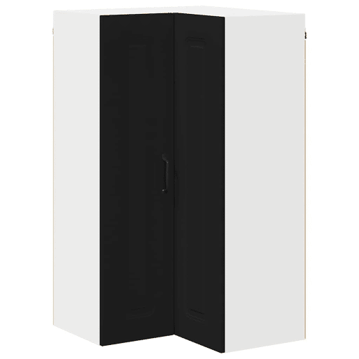 Armário de cozinha suspenso - armario de cocina colgante com porta Preto 57 x 57 x 100 cm
