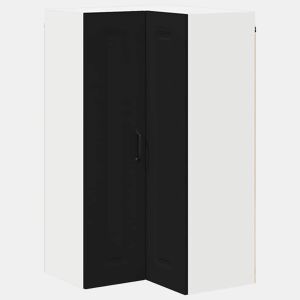 Armário de cozinha suspenso - armario de cocina colgante com porta Preto 57 x 57 x 100 cm