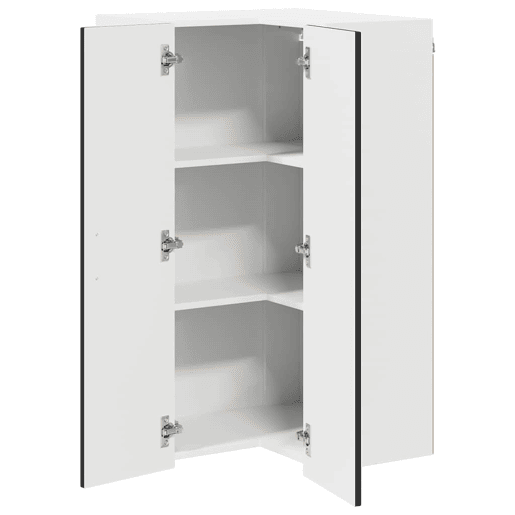Armário de cozinha suspenso - armario de cocina colgante com porta Preto 57 x 57 x 100 cm