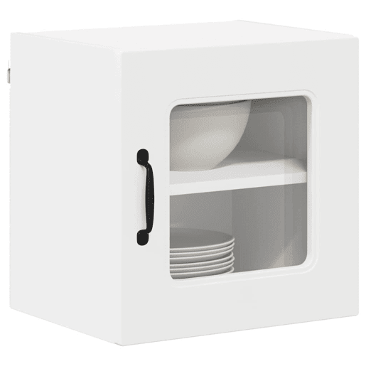 Lote de 2 Armários de cozinha suspendidos - Cozinha modular Colgantes Branco 40 x 31 x 40 cm