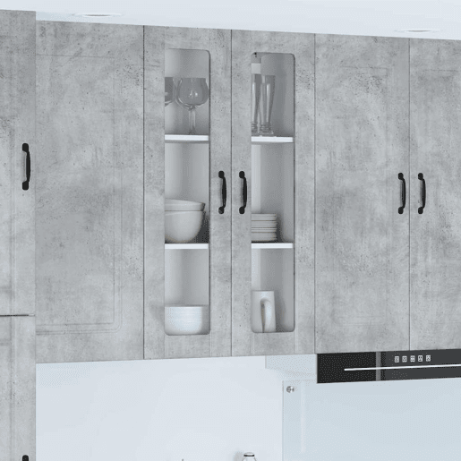 Armário de cozinha suspenso - armario de cocina colgante com porta Cinzento 60 x 31 x 100 cm