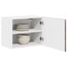 Armario de cocina de pared - Mueble cocina con estante 2 pcs 50 Armario de cocina de pared - Mueble cocina con estante 2 pcs 50 Blanco Brillo