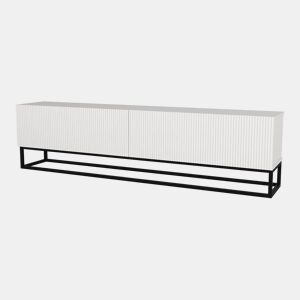 Móvel de TV Verpsboga 2 portas base longa 180x32x47 cm - Branco en.casa