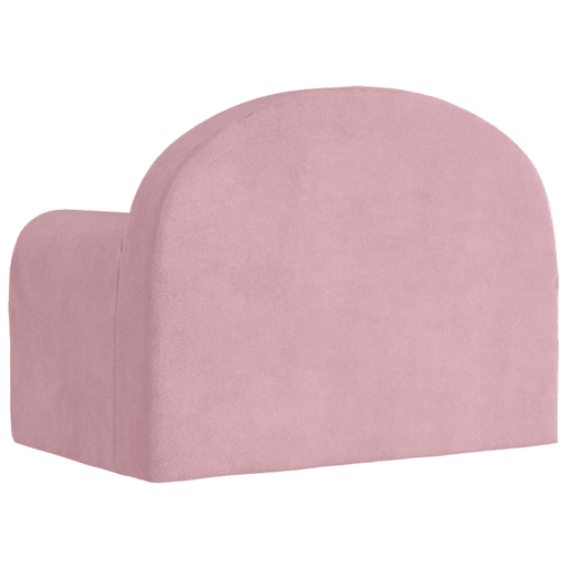 Sofá infantil, Sofá para criança pelúcia macia rosa