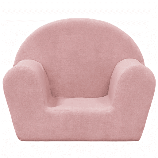 Sofá infantil, Sofá para criança rosa macio e macio