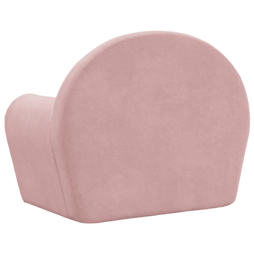 Sofá infantil, Sofá para criança rosa macio e macio