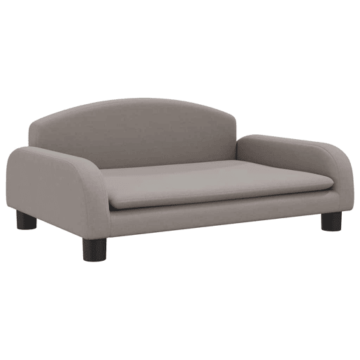 Sofá infantil, Sofá para criança 70x45x30 cm tecido cinzento-acastanhado