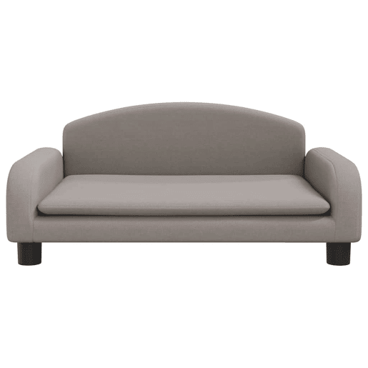 Sofá infantil, Sofá para criança 70x45x30 cm tecido cinzento-acastanhado