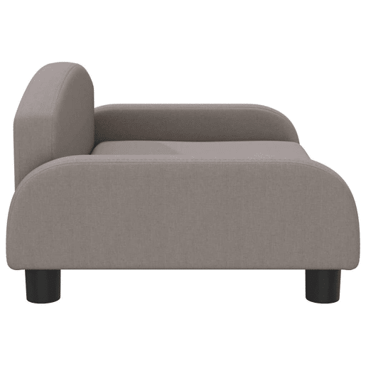 Sofá infantil, Sofá para criança 70x45x30 cm tecido cinzento-acastanhado