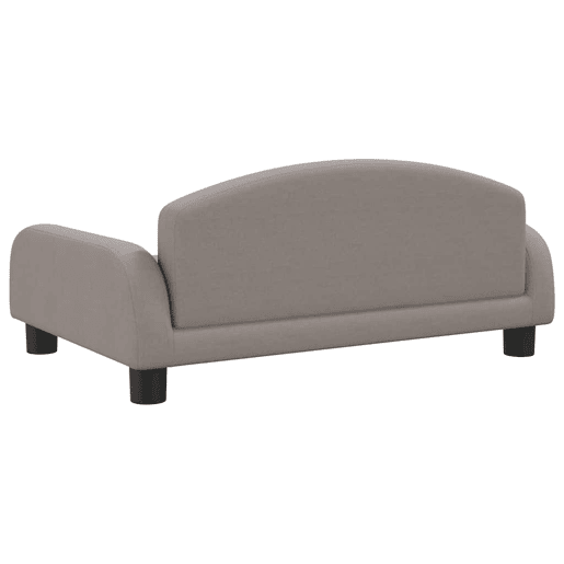 Sofá infantil, Sofá para criança 70x45x30 cm tecido cinzento-acastanhado