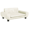 Sofá infantil, Sofá para criança 70x45x33 cm veludo cor creme