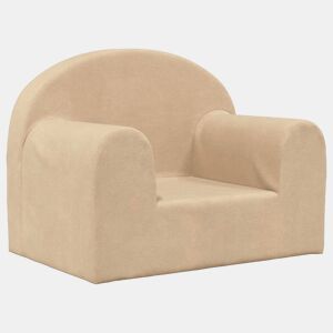 Sofá infantil, Sofá para criança peluche macio creme