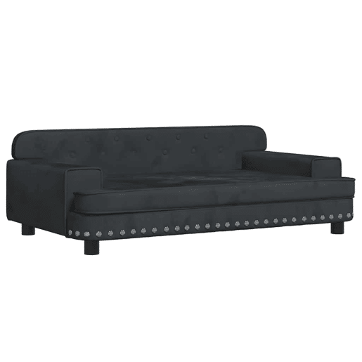 Sofá infantil, Sofá para criança 90x53x30 cm veludo preto Sofá infantil, Sofá para criança 90x53x30 cm veludo preto