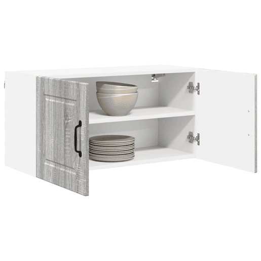 Armário de cozinha suspenso - armario de cocina colgante Cinza Sonoma 80 x 31 x 40 cm