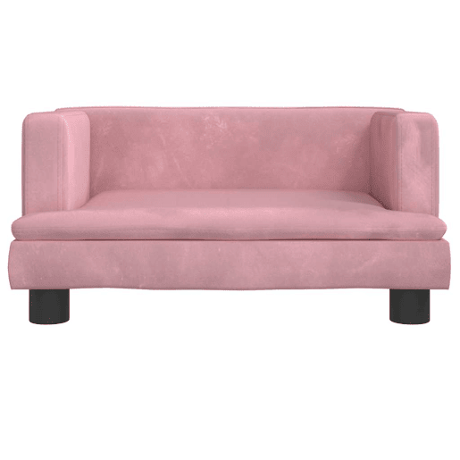 Sofá infantil, Sofá para criança 60x40x30 cm veludo rosa Sofá infantil, Sofá para criança 60x40x30 cm veludo rosa