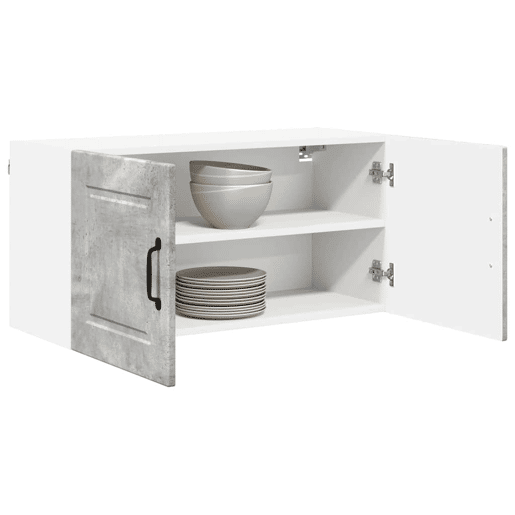 Armário de cozinha suspenso - armario de cocina colgante com porta Cinzento 80 x 31 x 40 cm