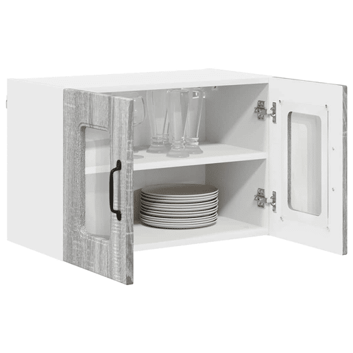 Armário de cozinha suspenso - armario de cocina colgante Cinza Sonoma 60 x 31 x 40 cm